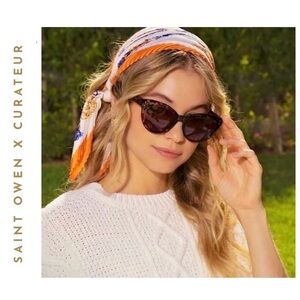 NWT SAINT OWEN X CURATEUR WYLDE Tortoise Shell Sunglasses